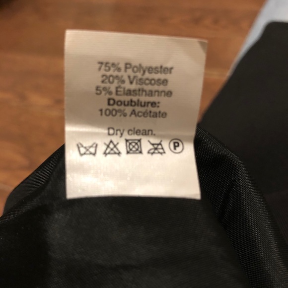 J Crew Factory Black Fluted Skirt - Picture 6 of 7